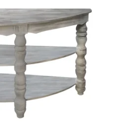 Wooden Console Table With 2 Shelves And Turned Legs Gray - The Urban Port 8 Wooden Console Table With 2 Shelves And Turned Legs Gray - The Urban Port -Lush Living Store GUEST a79e0523 18d4 4aa4 a1f9 3395901ed1c7