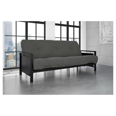 DHP Henley Metal Arm Futon Frame Black Metal - Dorel Home Products 16 DHP Henley Metal Arm Futon Frame Black Metal - Dorel Home Products - Image 14