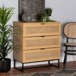 Sawyer Wood And Metal 3 Drawer Storage Cabinet With Natural Rattan Oak Brown/Black - Baxton Studio 12 Sawyer Wood And Metal 3 Drawer Storage Cabinet With Natural Rattan Oak Brown/Black - Baxton Studio -Lush Living Store GUEST a7c7b625 a1b2 4ba8 b0e4 144310a364f5