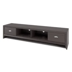 Lakewood Extra Wide Modern Wenge TV Stand For TVs Up To 80" Brown - CorLiving -Lush Living Store GUEST a825251a 58a8 4991 bf39 a5b81a108017