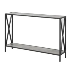 Tucson Console Table With Shelf - Breighton Home -Lush Living Store GUEST a86a85d8 bd88 4eba 806d af0d307dad65