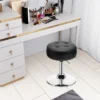 Costway Vanity Stool Adjustable 360° Swivel Storage Makeup Chair W/ Removable Tray WhiteBlackPink -Lush Living Store GUEST a87b6623 3527 449b 8d87 253fa819b039