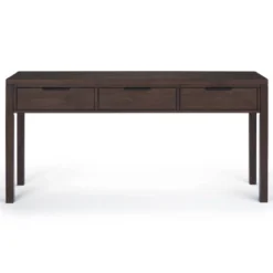 60" Fabian Wide Console Table Walnut Brown - WyndenHall -Lush Living Store GUEST a886c58c 183c 46db abc8 ef5dc15e7b1c