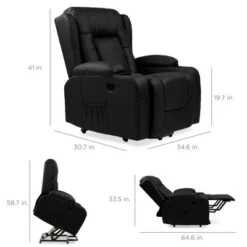 Best Choice Products Electric Power Lift Recliner Massage Chair Furniture W/ USB Port, Heat, Cupholders 15 Best Choice Products Electric Power Lift Recliner Massage Chair Furniture W/ USB Port, Heat, Cupholders -Lush Living Store GUEST a9bd2b09 0142 406a b366 874a376de635