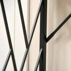 HOMCOM 47.25" Console Table, Industrial Sofa Table With Metal Frame For Living Room, Or Hallway, Natural/Black -Lush Living Store GUEST a9c5800b 2ed0 495f b1bc c4b0bcbf6b97