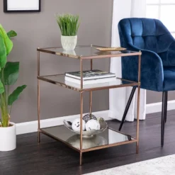 Benton Side Table Copper - Aiden Lane -Lush Living Store GUEST aa10e9e5 dd99 49a3 905f a250d6430f81