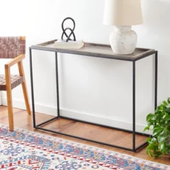 Andey Console Table - Brown/Black - Safavieh 11 Andey Console Table - Brown/Black - Safavieh -Lush Living Store GUEST aa8af9ff bddc 48ee 8e1f c174e0ba56dc