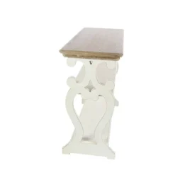 Farmhouse Wood Console Table Off White - Olivia & May -Lush Living Store GUEST ab986b96 05ca 4b37 b4aa 96a6ae0c51c3