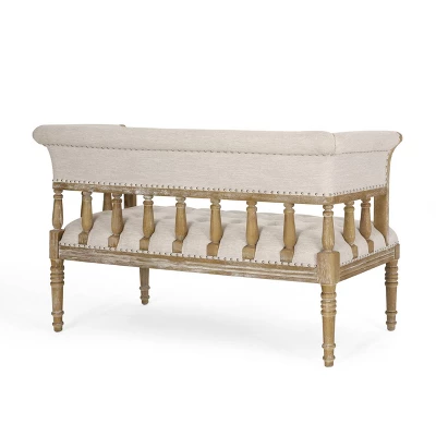 Loyning Traditional Fabric Tufted Loveseat - Christopher Knight Home 4 Loyning Traditional Fabric Tufted Loveseat - Christopher Knight Home - Image 2