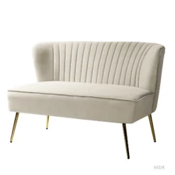 Velvet Nicolas Loveseat Sofa | Karat Home -Lush Living Store GUEST aca28374 f9d8 4ef8 b891 374a7a667fca