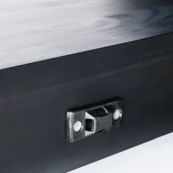 Console Table With Woven Rattan Shelf Black - Threshold™ Designed With Studio McGee -Lush Living Store GUEST ace694e0 8779 47cd 88e0 f26dc4c34e37