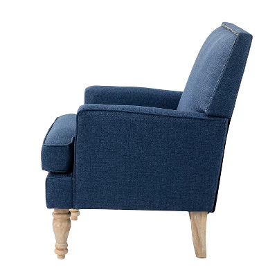 Asiab Wooden Upholstered Armchair | Karat Home 4 Asiab Wooden Upholstered Armchair | Karat Home - Image 2