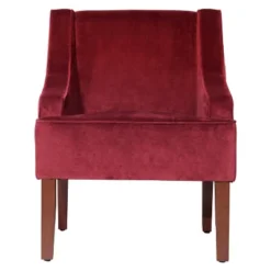 Velvet Swoop Armchair - HomePop -Lush Living Store GUEST ad8ccc45 8a55 49ab a130 947725792a47