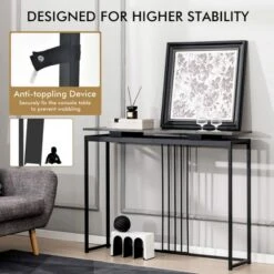 Costway Console Entrance Couch Table Narrow Faux Marble Top For Living Room, Hallway -Lush Living Store GUEST ad8d85fd 3e3b 47c1 94aa 60e16b45dd74