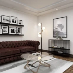 Contemporary Metal Console Table Black - Olivia & May -Lush Living Store GUEST ae45fca4 0c60 4264 9288 cb828cff8e93