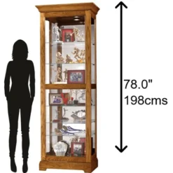 Howard Miller 680471 Howard Miller Moorland Curio Cabinet 680471 Legacy Oak -Lush Living Store GUEST aeb8d088 0f5a 4f49 a36c 0c04593a097d
