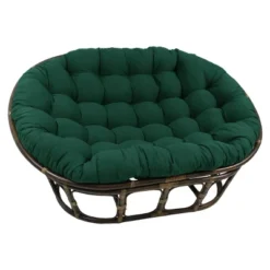 63"x45" Double Papasan With Twill Cushion - International Caravan -Lush Living Store GUEST aeb96bd7 1042 43fe 9602 739a34c89e41