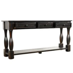 64"L Extra-thick Console Table With Drawers And Shelf-ModernLuxe -Lush Living Store GUEST aec834f2 62e5 41b6 93d8 0fd854f2f820
