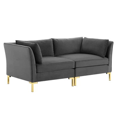 Ardent Performance Velvet Loveseat - Modway 8 Ardent Performance Velvet Loveseat - Modway - Image 6