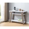Ennis Transitional Console Table White/Distressed Taupe - HOMES: Inside + Out -Lush Living Store GUEST af0a745b 3668 4df2 9316 da5fbcd7dd43