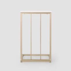 Durand Modern Glam End Table White - Christopher Knight Home -Lush Living Store GUEST af51eed3 822f 4939 9d6c 460548e39c94