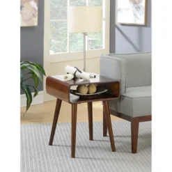 Napa Valley End Table With Shelf - Breighton Home -Lush Living Store GUEST af590659 32f4 453b 97ca 7fd166969acd