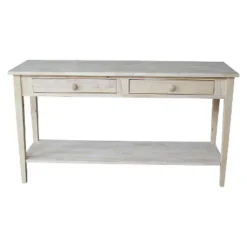 Spencer Console Server Table Unfinished Light Brown - International Concepts -Lush Living Store GUEST af7c0e82 4c8b 4542 9f50 d23381d1e474