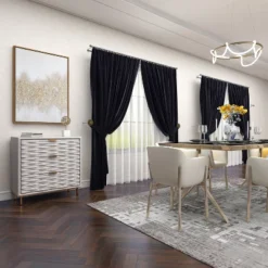 Contemporary Carved Woven Pattern 3 Drawer Wood Cabinet White - Olivia & May -Lush Living Store GUEST af95614c a995 4f94 8097 e00b2b6f29ed