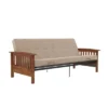 Full Brixen Wood Arm Metal Futon Frame With 6" Mattress - Room & Joy 1 Full Brixen Wood Arm Metal Futon Frame With 6" Mattress - Room & Joy -Lush Living Store GUEST b0c942d4 66a0 4abe 8de6 1c97e83a0f18