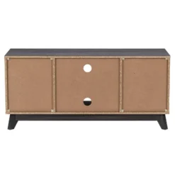 Hollywood Wood Grain TV Stand For TVs Up To 55" With Drawers Dark Gray - CorLiving -Lush Living Store GUEST b0ed215b fe1e 4474 8b15 4ea9cdd81e21