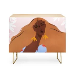 Maritza Lisa Woman Looking Back Credenza - Deny Designs -Lush Living Store GUEST b1c65858 8524 44cb 80ef c672d3939984