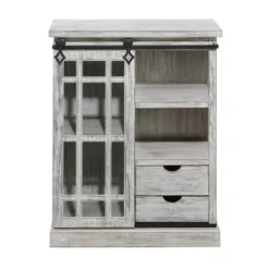 Farmhouse Metal And Wood Cabinet White - Olivia & May -Lush Living Store GUEST b1e67af3 1669 475d 89bf da2e56c5abe2