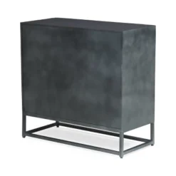 Conley Handcrafted Modern Industrial 2 Door Cabinet Gray/Black - Christopher Knight Home -Lush Living Store GUEST b2335b6b 053c 4352 b66b 8460dab6d62b