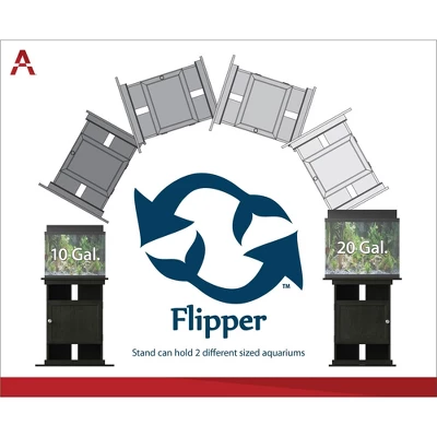 Flipper 10/20 Gallon Aquarium Or Terrarium Tank Stand - Ollie & Hutch 14 Flipper 10/20 Gallon Aquarium Or Terrarium Tank Stand - Ollie & Hutch - Image 12