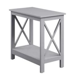 Oxford Chairside End Table With Shelf - Breighton Home -Lush Living Store GUEST b2525ef1 978e 4944 9ada cd053f5b413f
