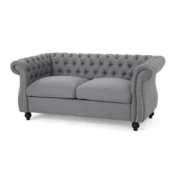 Somerville Traditional Chesterfield Loveseat - Christopher Knight Home -Lush Living Store GUEST b2b21039 7c61 4a02 b57b 1a337cc33b73