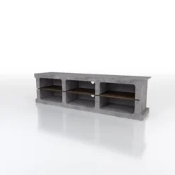Ossi 6 Shelf TV Stand For TVs Up To 75" Cement - MiBasics 18 Ossi 6 Shelf TV Stand For TVs Up To 75" Cement - MiBasics -Lush Living Store GUEST b2e11d62 1647 4e64 8b9a 88dc43280a38