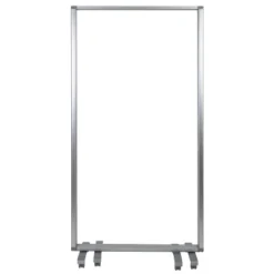 Flash Furniture Transparent Acrylic Mobile Partition With Lockable Casters (3 Sections Included) -Lush Living Store GUEST b2eb40ef 537e 476f af0a d7c141994b04