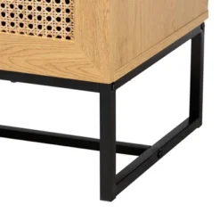 Sawyer Wood And Metal 3 Drawer Storage Cabinet With Natural Rattan Oak Brown/Black - Baxton Studio 15 Sawyer Wood And Metal 3 Drawer Storage Cabinet With Natural Rattan Oak Brown/Black - Baxton Studio -Lush Living Store GUEST b34a25d9 2943 4c53 be9d 8f87b5e92932