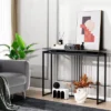 Costway Console Entrance Couch Table Narrow Faux Marble Top For Living Room, Hallway -Lush Living Store GUEST b35bbc5a 6abe 4811 9eee d4cdabbe6b97