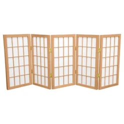2 Ft. Tall 5 Panels Desktop Window Pane Shoji Screen - Oriental Furniture -Lush Living Store GUEST b3d00cfa f195 41a5 8a34 12f7703027cf