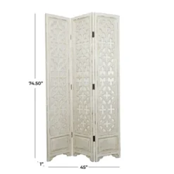 Country Cottage Wood Room Divider Screen White - Olivia & May 10 Country Cottage Wood Room Divider Screen White - Olivia & May -Lush Living Store GUEST b42c51df e8f4 4c10 8525 7acf10b6649c