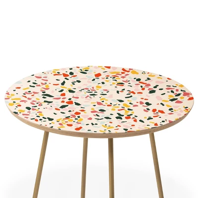 Lane And Lucia Confetti Terrazzo Side Round Table Gold - Deny Designs 3 Lane And Lucia Confetti Terrazzo Side Round Table Gold - Deny Designs