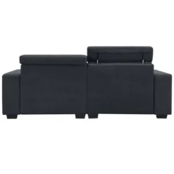 87" Velvet 2-Seater Sectional Sofa With Multi-Angle Adjustable Headrest - ModernLuxe -Lush Living Store GUEST b4436747 1ac7 407d 8327 7965b0131720