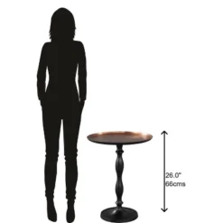 Hekman 27584 Hekman Copper Tray-Top Side Table 2-7584 Special Reserve