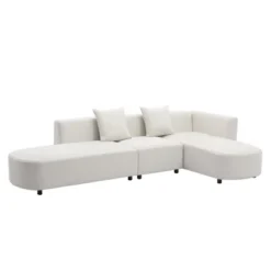110.2" Modern Style Upholstered Curved Sofa Couch-ModernLuxe -Lush Living Store GUEST b4a8c103 2475 4157 aedb 8083988a4957