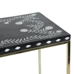 Eclectic Wood Console Table Gold - Olivia & May -Lush Living Store GUEST b4fc47e3 78a0 4f91 a67c 6d7fd16278c6