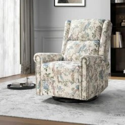 Franciscus Manual Swivel Transitional Glider Recliner With Nailhead Trims And Swivel Base | KARAT HOME 23 Franciscus Manual Swivel Transitional Glider Recliner With Nailhead Trims And Swivel Base | KARAT HOME -Lush Living Store GUEST b52b952d db92 4206 b732 e5b79f28193b
