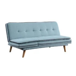 72" Savilla Sectional Sofa Blue Linen/Oak Finish - Acme Furniture 22 72" Savilla Sectional Sofa Blue Linen/Oak Finish - Acme Furniture -Lush Living Store GUEST b54420aa b461 45e7 903f a173cac505da