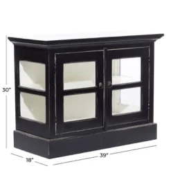 Traditional Wood Cabinet Black - Olivia & May 13 Traditional Wood Cabinet Black - Olivia & May -Lush Living Store GUEST b58ff978 3b64 4450 ab87 a9a05aedc28d
